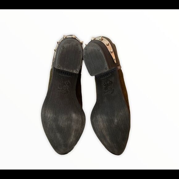 Circus Sam Edelman Holt Ankle Bootie Green Suede - Picture 6 of 6